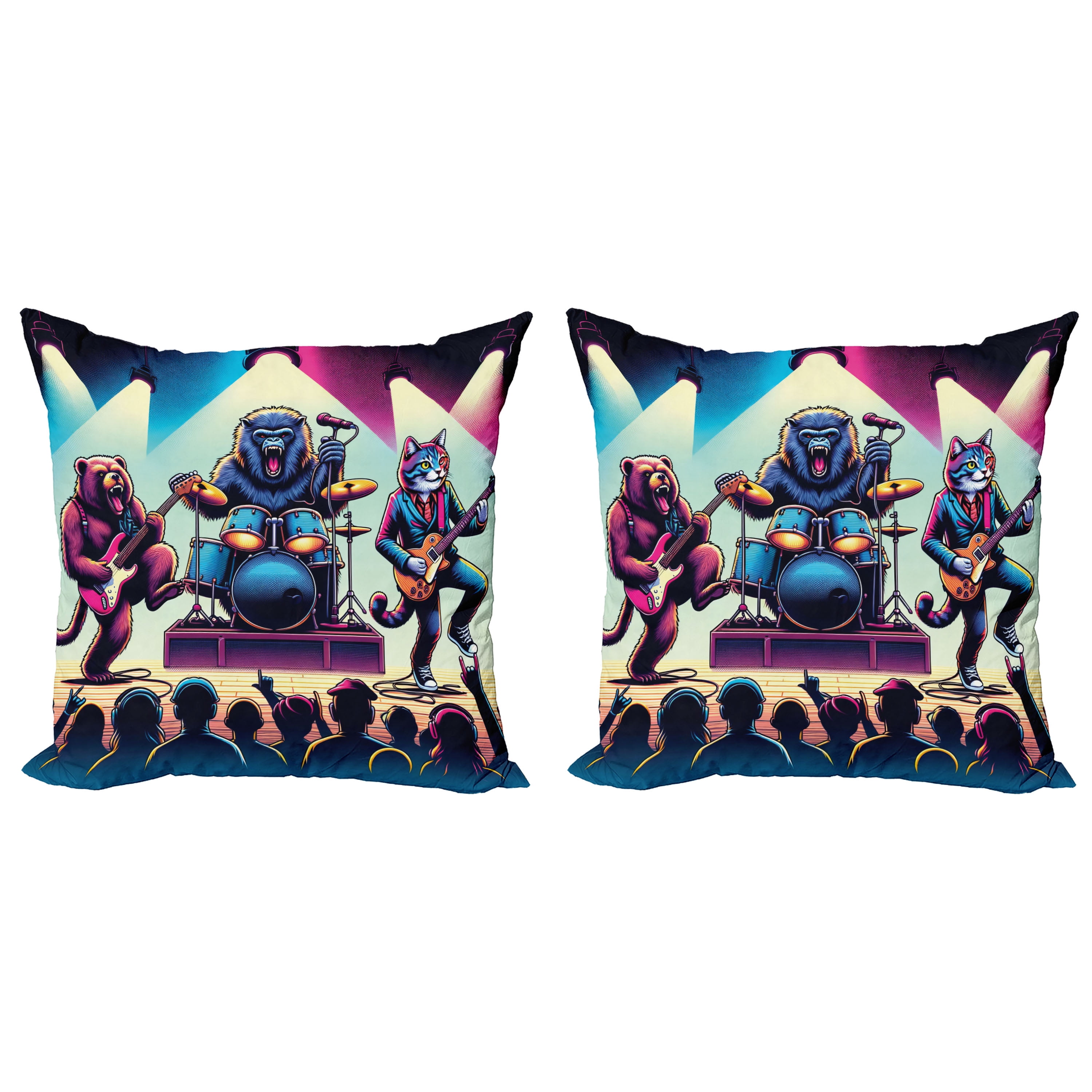 Ambesonne Reversible Pillow Cover (Set of 2)