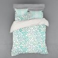 thumbnail image 1 of Ambesonne Romantic Bedding Set 4 Pcs, Old Fashion Minimalist, Queen, Teal Slate Blue, 1 of 3