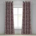 thumbnail image 1 of Ambesonne Romantic Flowers Grommet Curtain, Nude Colors Floral, 50"x96", Pale Pink Grey Pink Rose, 1 of 1