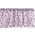 thumbnail image 1 of Ambesonne Romantic Window Valance, Floral Bridal Pattern, 54" X 18", Violet White, 1 of 3