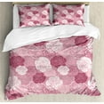 thumbnail image 1 of Ambesonne Rose Flowers Duvet Cover Sets, Romantic Petal Motif, 2-King, Dried Rose Pale Rose, 1 of 6