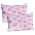 thumbnail image 1 of Ambesonne Rose Pillow Sham 2 Pack, Floral Garden Victorian, 26"x20", Soft Pink, 1 of 3