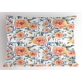 thumbnail image 1 of Ambesonne Rose Pillow Sham, Blossoms with Aquarelle Effect, 26" X 20", Multicolor, 1 of 2
