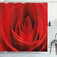 thumbnail image 1 of Ambesonne Rose Shower Curtain, Natural Beauty Red Blossom, 69"Wx75"L, Vermilion, 1 of 3