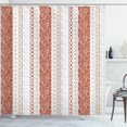 thumbnail image 1 of Ambesonne Rose Shower Curtain, Victorian Motifs Classical Art, 69"Wx70"L, Burnt Orange, 1 of 4