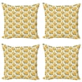 thumbnail image 1 of Ambesonne Rose Throw Pillow Cover 4 Pack, Roses Natural Beauty, 16", Multicolor, 1 of 2