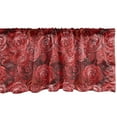 thumbnail image 1 of Ambesonne Roses Window Valance, Petals in Warm Color Palette, 54" X 12", Multicolor, 1 of 3