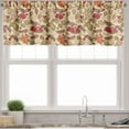 thumbnail image 1 of Ambesonne Rowan Valance Pack of 2, Fall Themed Mixed Pattern, 54"X18", Multicolor, 1 of 5