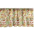 thumbnail image 1 of Ambesonne Rowan Window Valance, Rural Plants Wilderness, 54" X 18", Green Orange Yellow, 1 of 3