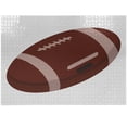 thumbnail image 1 of Ambesonne Rugby Jigsaw Puzzle Durable Cardboard, Ball American Football, 1000 pcs, Redbrown Pale Salmon, 1 of 1