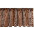 thumbnail image 1 of Ambesonne Rust Color Window Valance, Branches Leafy Botany, 42" x 18", Laurel Green Amber, 1 of 2