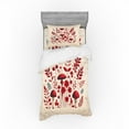 thumbnail image 1 of Ambesonne Rustic Bedding Set 3 Pcs, Reddish Tone Wonder of Woods, TwinXL, Ruby Champagne, 1 of 2