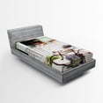 thumbnail image 1 of Ambesonne Rustic Fitted Sheet, Bike Flower Countryside, Twin Size, Multicolor, 1 of 2