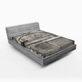 thumbnail image 1 of Ambesonne Rustic Fitted Sheet, Historic Old Store Front, Full Size, Grey, 1 of 2