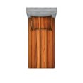 thumbnail image 1 of Ambesonne Rustic Fitted Sheet & Pillow Sham Set, Wooden Planks Image, Twin, Pale Caramel and Orange, 1 of 2