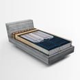 thumbnail image 1 of Ambesonne Rustic Fitted Sheet, Vintage Window Rural, Twin Size, Teal Orange, 1 of 2