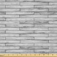 thumbnail image 1 of Ambesonne Rustic Home Fabric by the Yard Microfiber, Parquet Wood Retro, 3 Yards, Taupe Grey, 1 of 2
