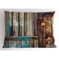 thumbnail image 1 of Ambesonne Rustic Pillow Sham, Color Details Mansion, 36" X 20", Brown, 1 of 2