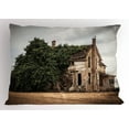 thumbnail image 1 of Ambesonne Rustic Pillow Sham, House Rural Ivy, 26" X 20", Beige Green, 1 of 2