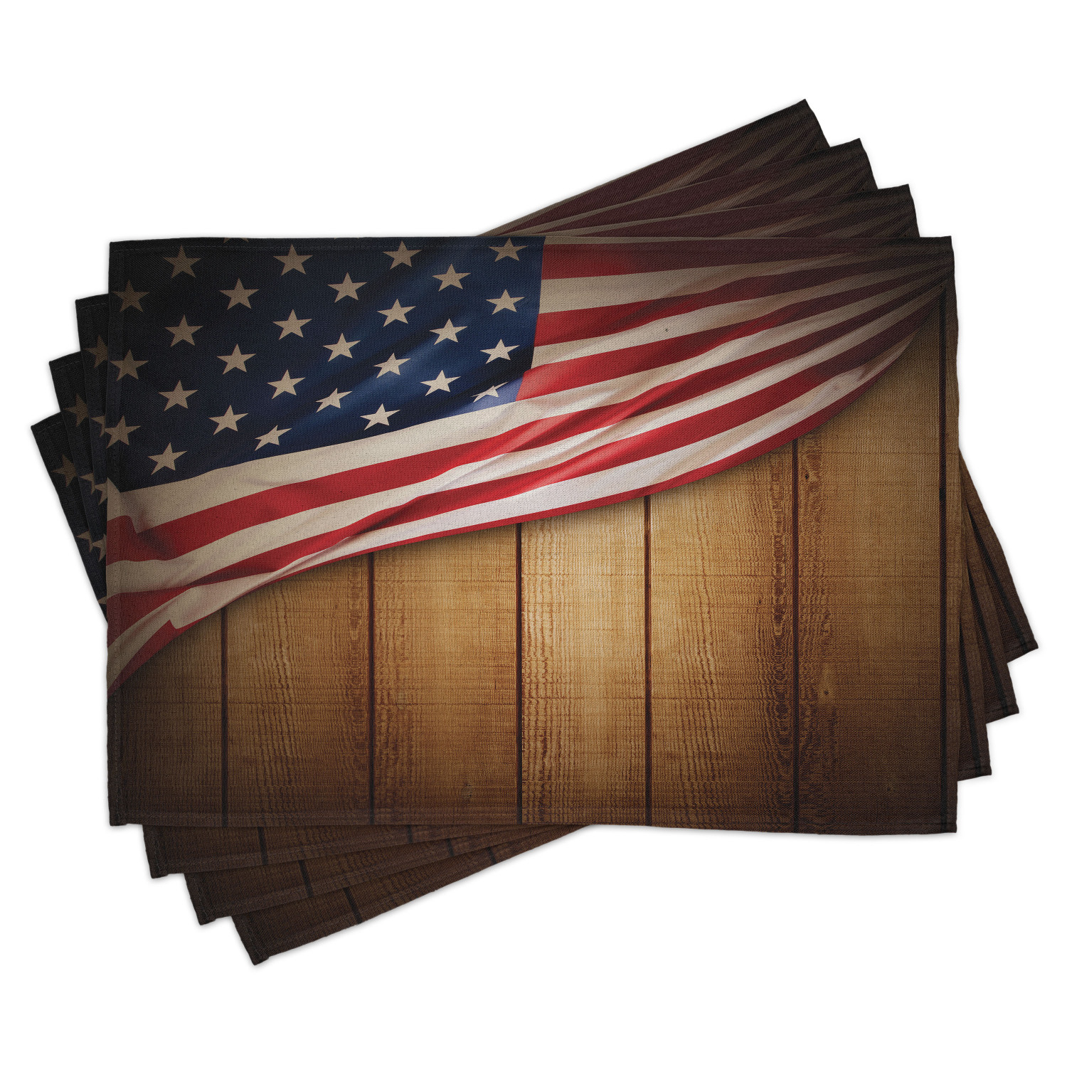 Rustic Photo Mat Ambesonne Rustic Place Mats Set of 4, Retro Wooden Country, Standard ...