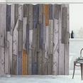 Ambesonne Rustic Shower Curtain, Barn House Door Print Farm, 69"Wx70"L