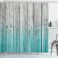 thumbnail image 1 of Ambesonne Rustic Shower Curtain, Digital Wood Panels, 69"Wx70"L, Pale Blue Grey, 1 of 3