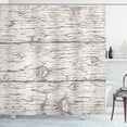 thumbnail image 1 of Ambesonne Rustic Shower Curtain, Simple Nature Wooden Design, 69"Wx70"L, Coconut Dust, 1 of 4