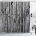 thumbnail image 1 of Ambesonne Rustic Shower Curtain, Wall Background Art Antique, 69"Wx75"L, Charcoal Grey, 1 of 1