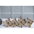 thumbnail image 1 of Ambesonne Rustic Throw Pillow Cover Pack of 4, Feathers and Arrows Folk Art, 4 Pcs-28" x 28", Redwood Teal Champagne, 1 of 5