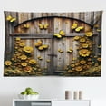 thumbnail image 1 of Ambesonne Rustic Wall Hanging Tapestry, Yellow Farmhouse Romance, 45"x30", Mustard Taupe Caramel, 1 of 2
