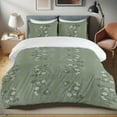 thumbnail image 1 of Ambesonne Sage Duvet Cover Set, Minimal Cottagecore Feels Art, King, Reseda Green, 1 of 4