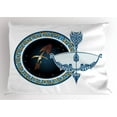thumbnail image 1 of Ambesonne Sagittarius Pillow Sham, Bow Arrow, 26" X 20", Multicolor, 1 of 2