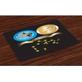 thumbnail image 1 of Ambesonne Sagittarius Place Mats Set of 4, Mythical Centaur, Standard Size, Multicolor, 1 of 4