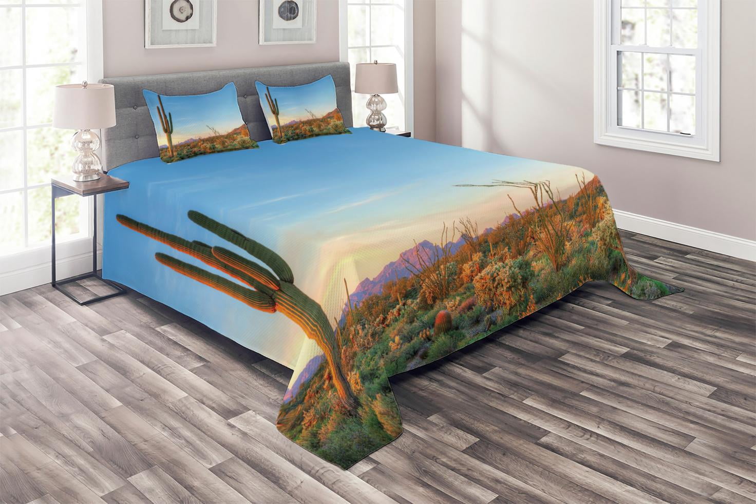 Saguaro Sunset Quilted Blanket NCU0NT164 main image 0
