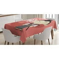 thumbnail image 1 of Ambesonne Samurai Tablecloth Rectangular Table Cover, Funny Japan Cartoon, 60"x90", Multicolor, 1 of 3
