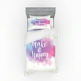 thumbnail image 1 of Ambesonne Saying Bedding Set 3 Pcs, Make It Happen Slogan, Twin, Pale Blue Pink Lilac, 1 of 3