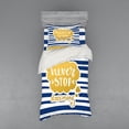 thumbnail image 1 of Ambesonne Saying Bedding Set 3 Pcs, Maritime Vintage Navy, Twin, Yellow Blue, 1 of 3