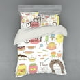 thumbnail image 1 of Ambesonne Saying Bedding Set 4 Pcs, Girl with Sweets, Queen, Multicolor, 1 of 3