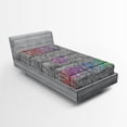 thumbnail image 1 of Ambesonne Saying Fitted Sheet 2 Pcs Set, Motivation Saying Bricks, Twin XL, Multicolor, 1 of 3