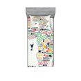 thumbnail image 1 of Ambesonne Saying Fitted Sheet & Pillow Sham Set, Continent Colored, Twinxl, Multicolor, 1 of 2