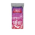 thumbnail image 1 of Ambesonne Saying Fitted Sheet & Pillow Sham Set, Ombre Effect Background, Twin, Vermilion Violet White, 1 of 2