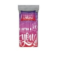 thumbnail image 1 of Ambesonne Saying Fitted Sheet & Pillow Sham Set, Ombre Effect Background, Twinxl, Vermilion Violet White, 1 of 2