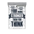 thumbnail image 1 of Ambesonne Saying Fitted Sheet & Pillow Sham Set, Urban Philosophical Message, Queen, Dark Blue Grey White, 1 of 2