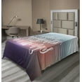 thumbnail image 1 of Ambesonne Saying Flat Sheet, Precious Moment Ombre Effect, TwinXL Size, Multicolor, 1 of 1