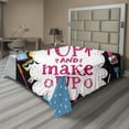 thumbnail image 1 of Ambesonne Saying Flat Sheet, Witty Wake Make, California King, Multicolor, 1 of 1