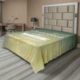 thumbnail image 1 of Ambesonne Saying Flat Sheet, Yellow Letters, Queen Size, Teal Yellow, 1 of 1