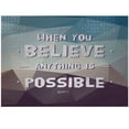 thumbnail image 1 of Ambesonne Saying Jigsaw Puzzle Durable Cardboard, Anything Is Possible, 1000 pcs, Multicolor, 1 of 1