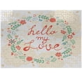thumbnail image 1 of Ambesonne Saying Jigsaw Puzzle, Hello My Love Typography, Heirloom-Quality Fun Activity for Family Durable Cardboard, 1000 pcs, Multicolor, 1 of 2