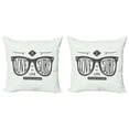 thumbnail image 1 of Ambesonne Saying Throw Pillow Cover 2 Pack, I Love Surf as My Life, 24", Charcoal Grey Coconut, 1 of 2