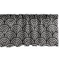 thumbnail image 1 of Ambesonne Scale Window Valance, Half Circle Style Arcs Modern, 54" X 18", Cream and Charcoal Grey, 1 of 2